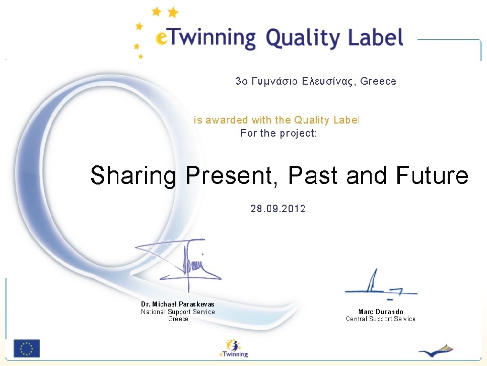 Comenius Project Quality Label